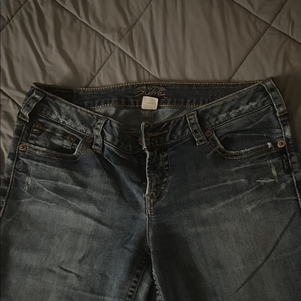 Silver Jeans Women's Dark Blue Denim
